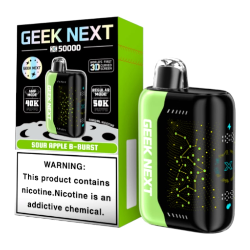 Geek Next X 50k 5ct Box - Sour Apple B - Burst