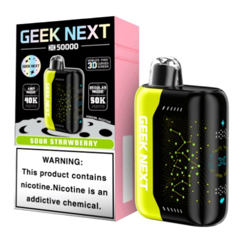 Geek Next X 50k 5ct Box - Sour Strawberry