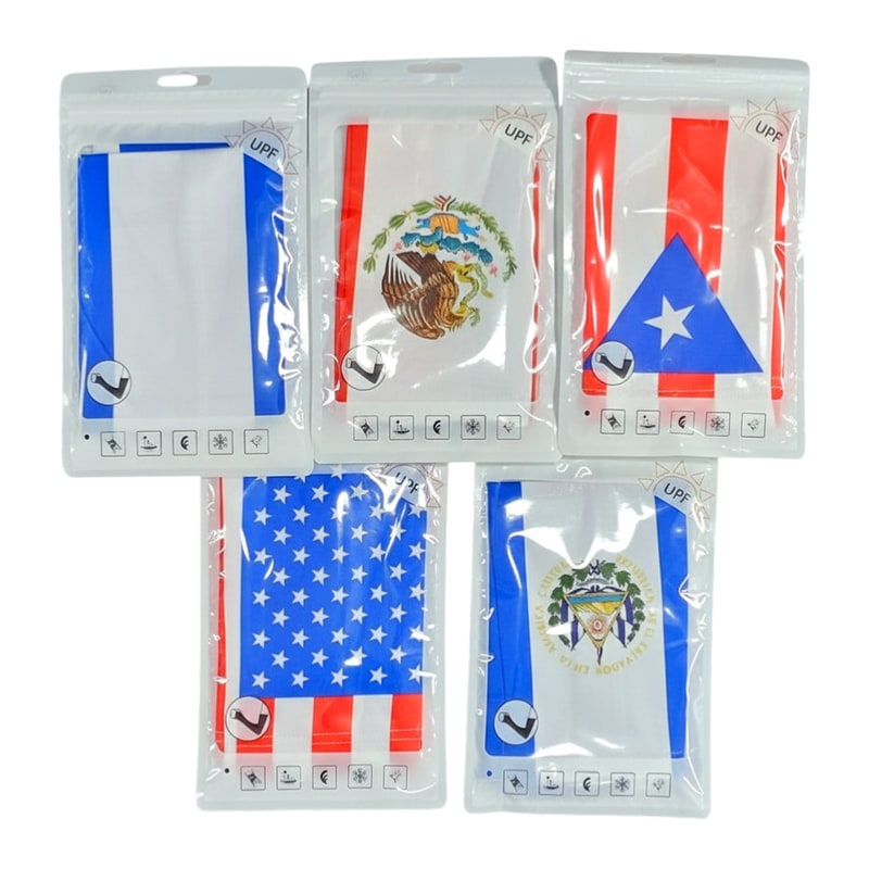 Arm Sleeve With Country Flag (JF-508) 12ct