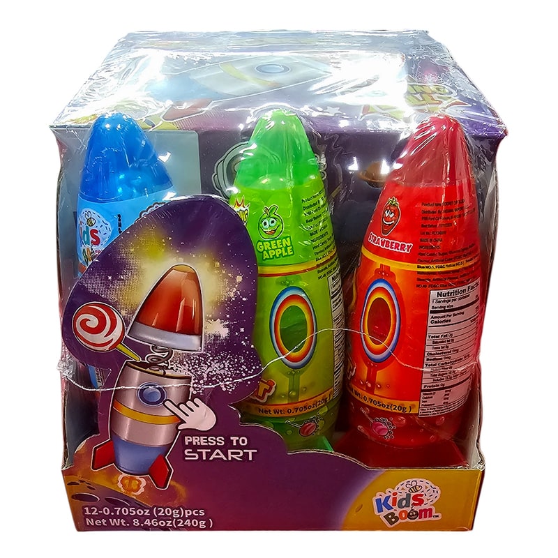 Kids Boom Rocket Dip & Lick 12ct