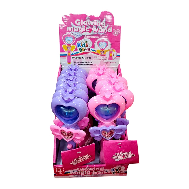 Kids Boom Glowing Magic Wand 12ct