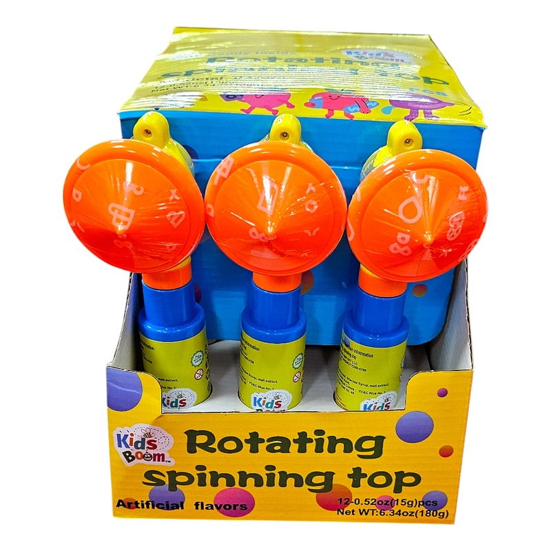 Kids Boom Rotating Spinning Top 12ct