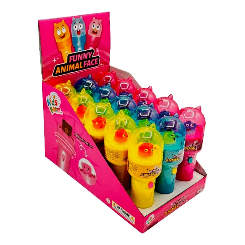 Kids Boom Funny Animal Face Toy Candy 15ct