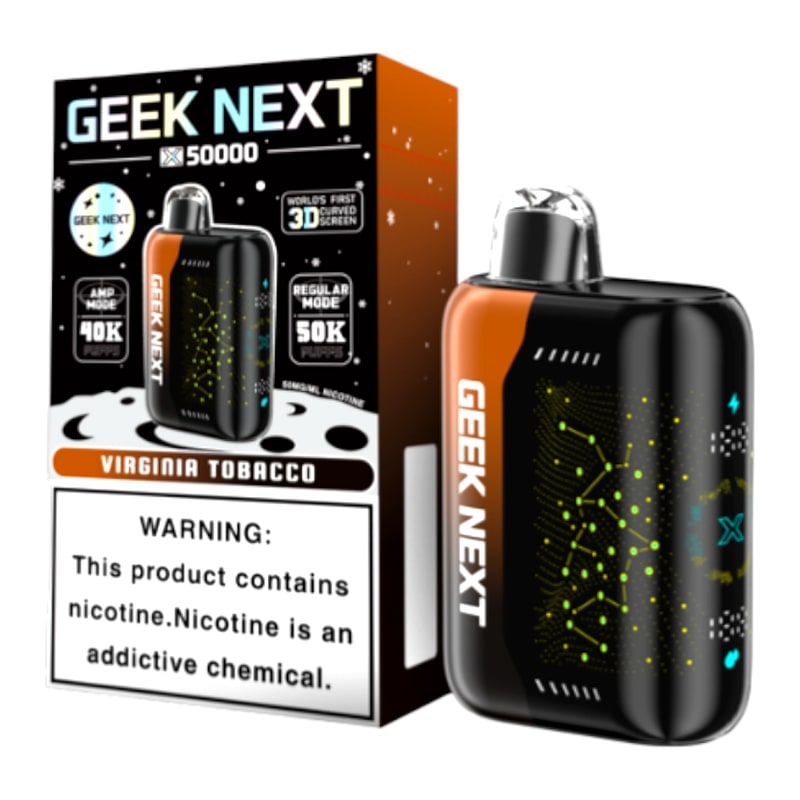 Geek Next X 50k 5ct Box-Virginia Tobacco