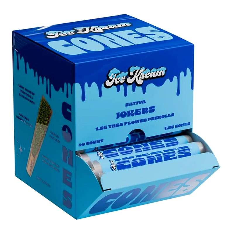 Ice Kream THC-A 1.5g Pre-Rolls 40ct Box-Sativa-Jokers