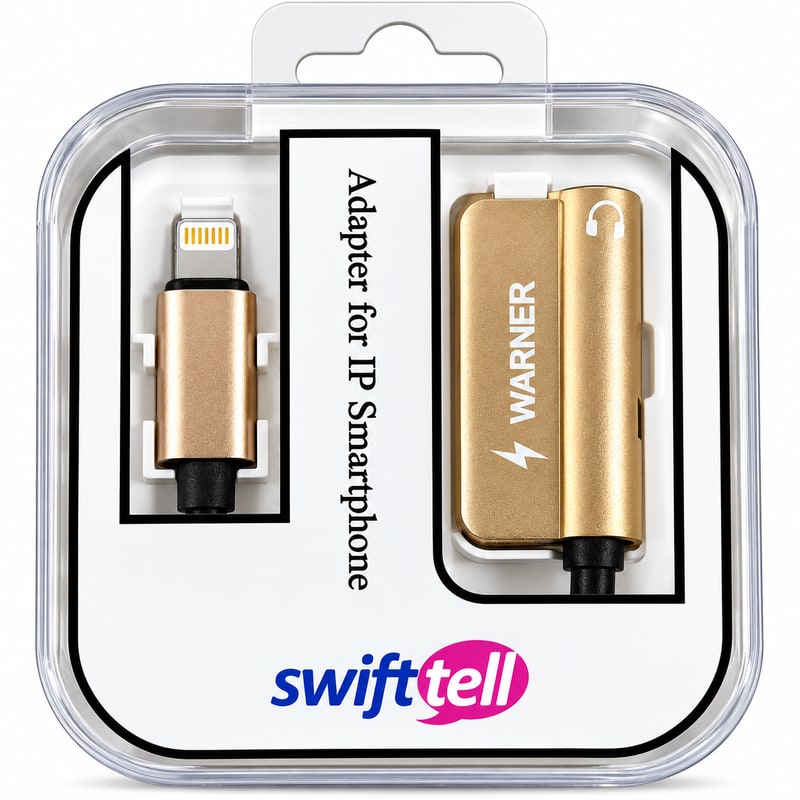 Deluxe Aux to I Phone Adapter