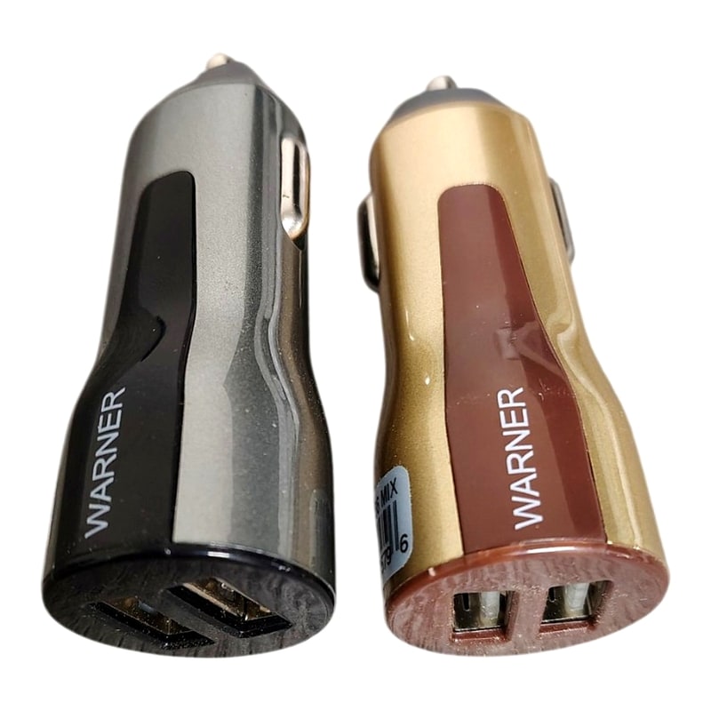 Car Adapter Dual USB Port (Oil Finish)