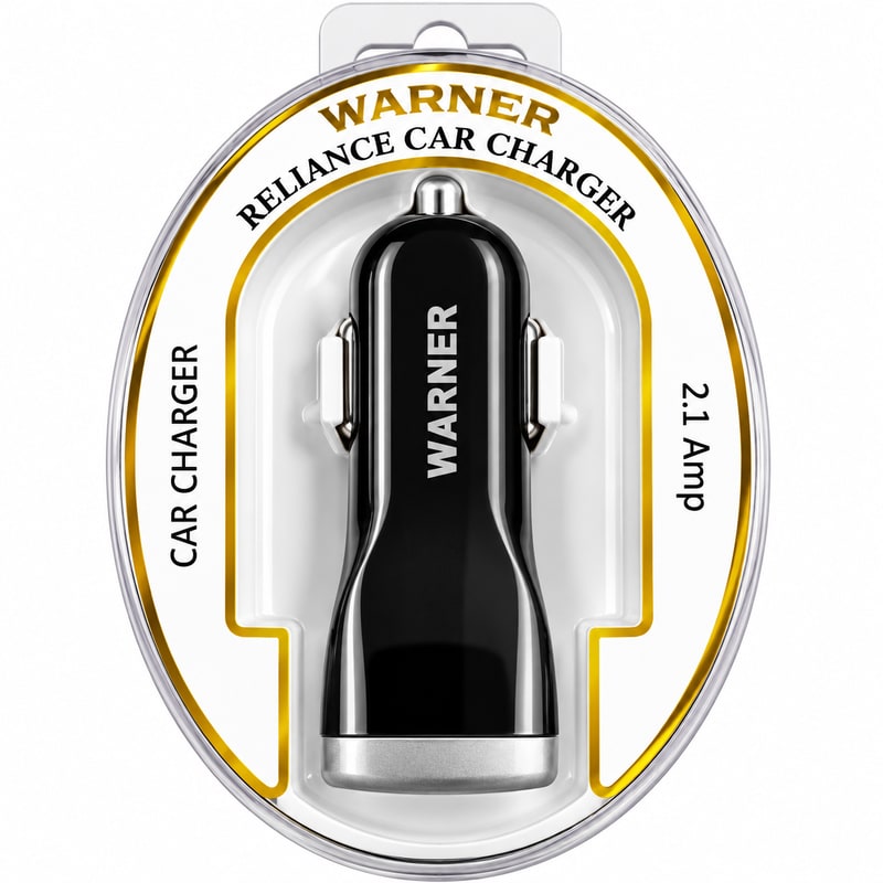 Car Adapter Dual USB Port (Hanging)