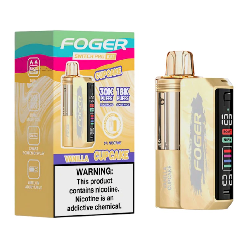 Foger Switch Pro 30K 5ct Box-Vanilla Cupcake