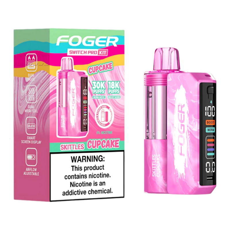 Foger Switch Pro 30K 5ct Box-Skittles Cupcake