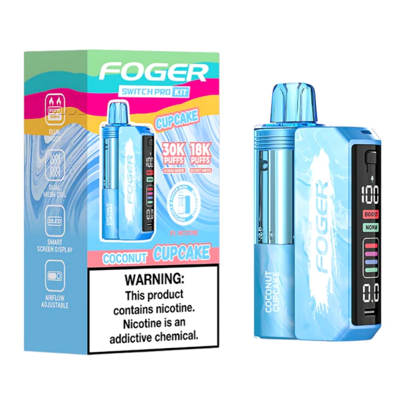 Foger Switch Pro 30K 5ct Box-Coconut Cupcake
