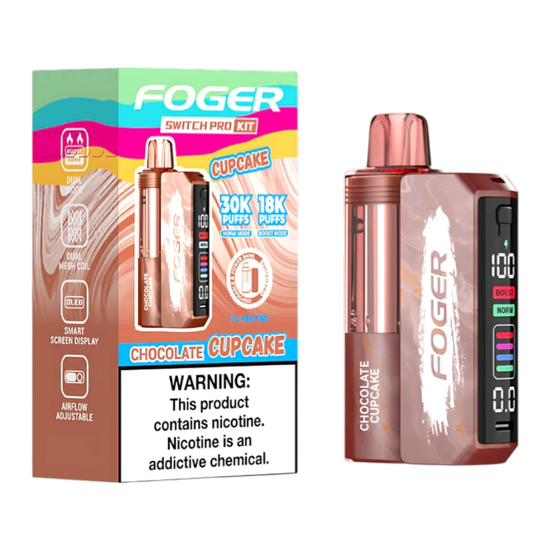 Foger Switch Pro 30K 5ct Box-Chocolate Cupcake