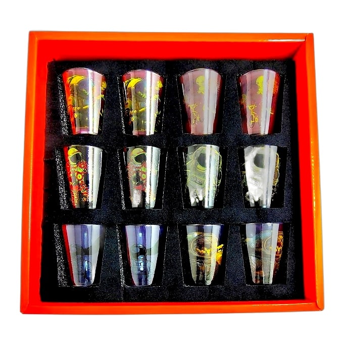 Shot Glass With Decal (106) 12ct Box