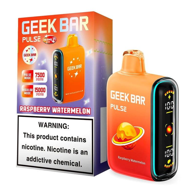 Geek Bar Pulse 15000 5ct Box-Raspberry Watermelon
