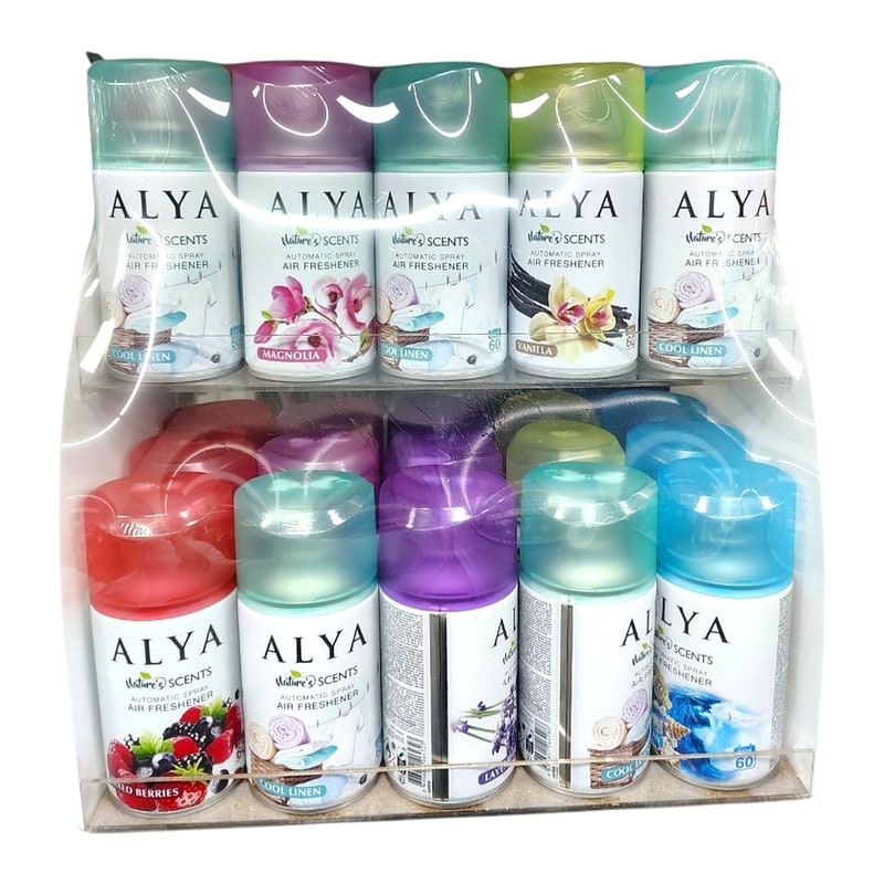 Display -Alya Automatic Machine Air Freshener 30ct Display