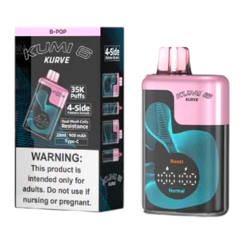 Kumi Six Kurve 35K Puff 5ct Box -B-Pop