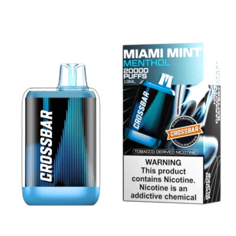 Cross Bar 20K Puffs 5ct Box-Miami Mint