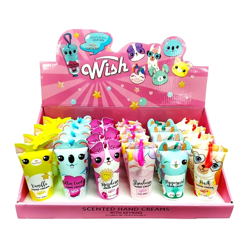 Wish Hand Cream 60ml With Clip 24ct Display