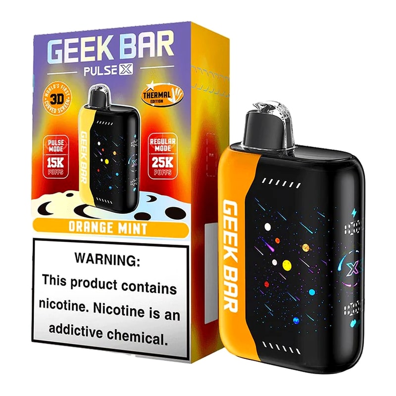 Geek Bar Pulse X 25000 5ct Box-Orange Mint
