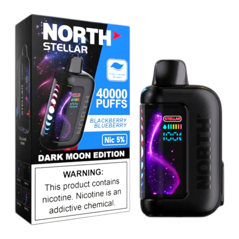 North Stellar 40k Puff 5ct Box-Blackberry Blueberry