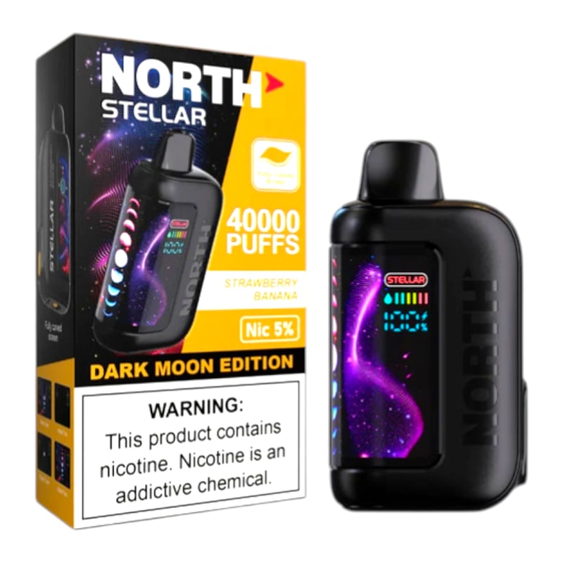 North Stellar 40k Puff 5ct Box-Strawberry Banana