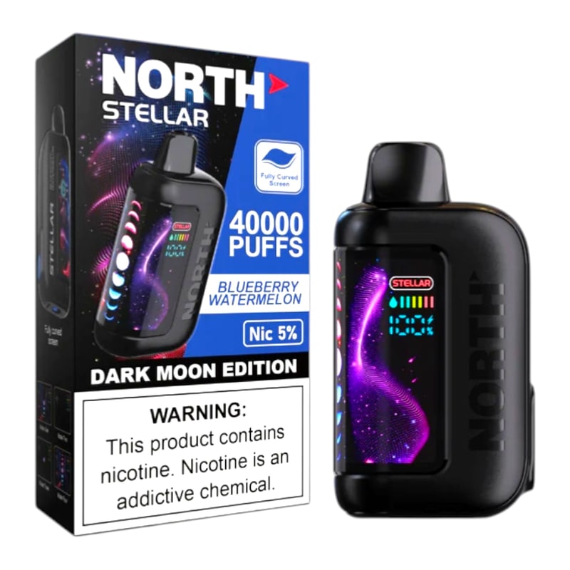 North Stellar 40k Puff 5ct Box-Blueberry Watermelon