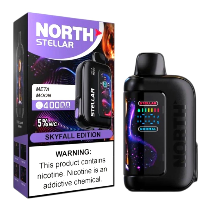 North Stellar 40k Puff 5ct Box-Meta Moon