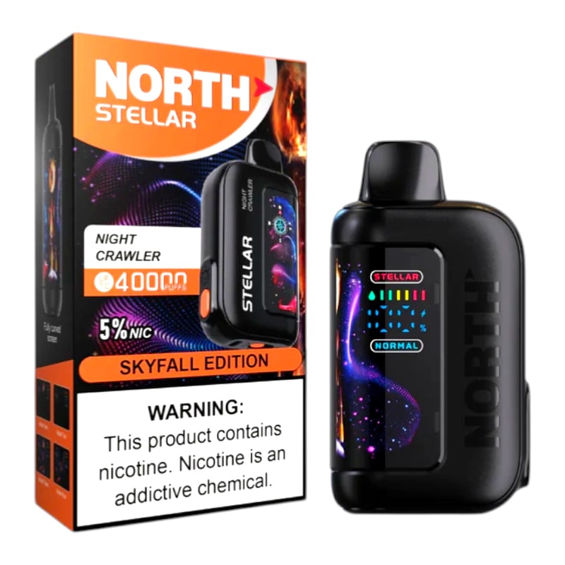 North Stellar 40k Puff 5ct Box-Night Crawler