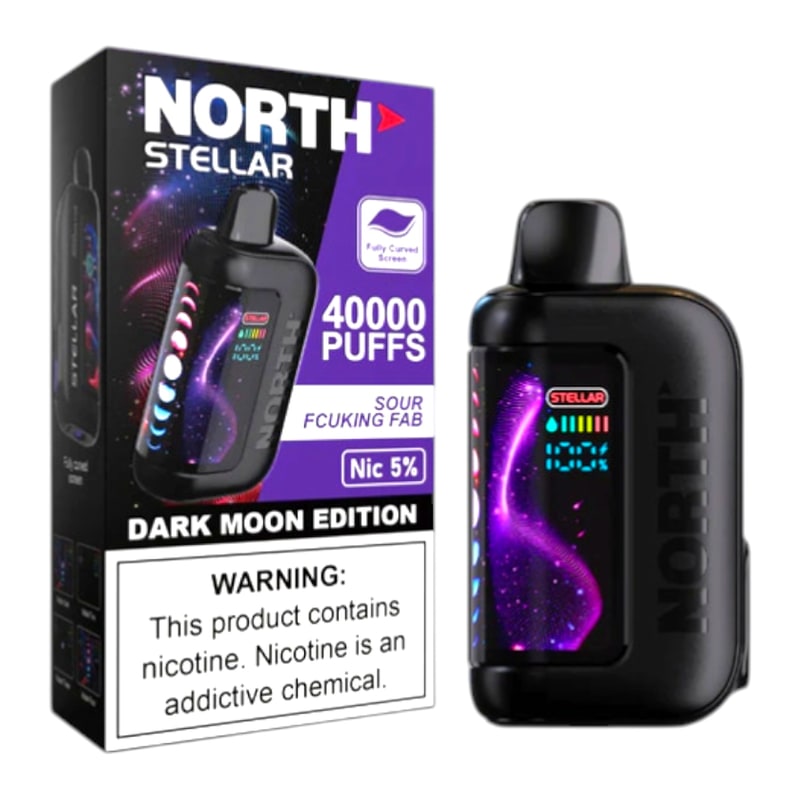 North Stellar 40k Puff 5ct Box-Sour Fcuking Fab
