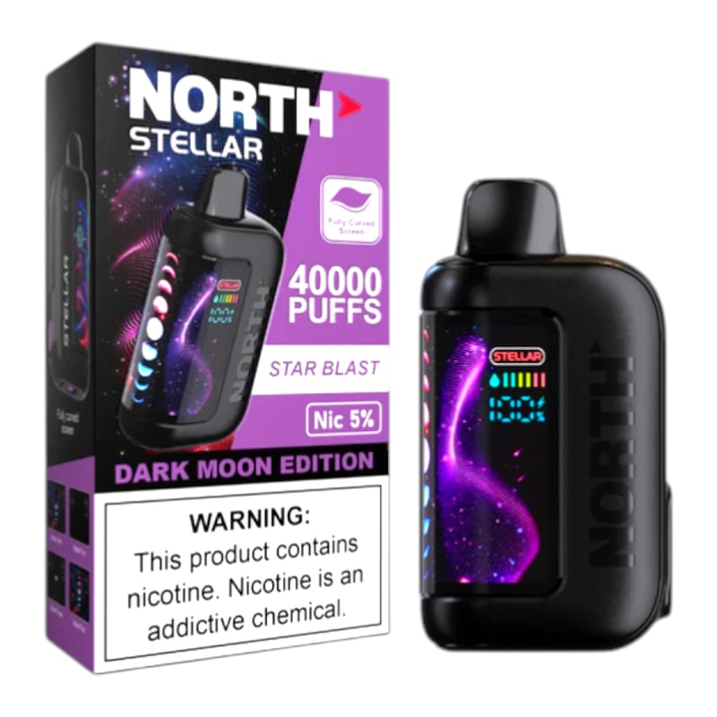 North Stellar 40k Puff 5ct Box-Star Blast