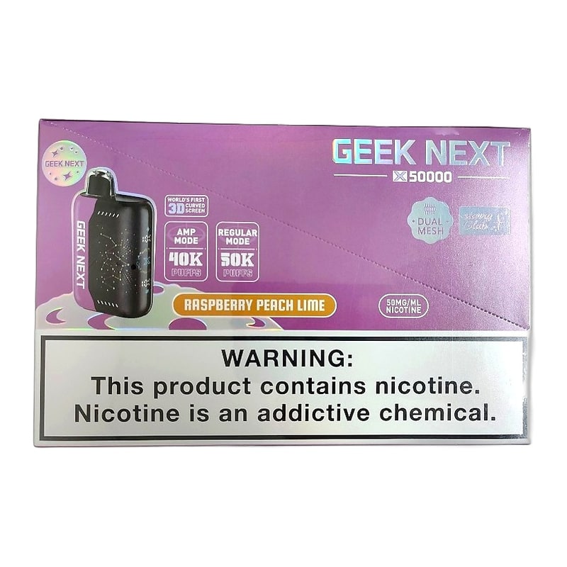 Geek Next X 50k 5ct Box-Raspberry Peach Lime