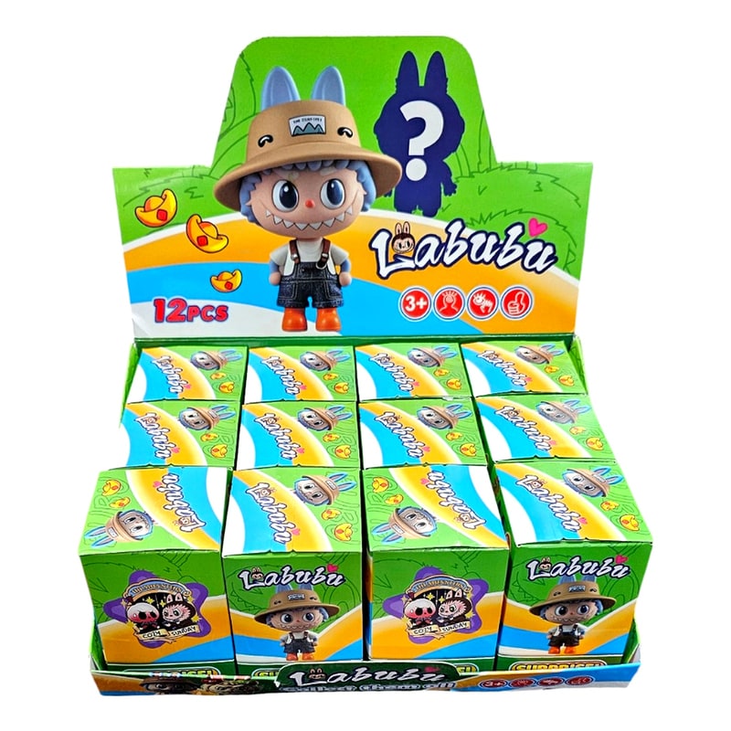 The Monsters Labubu Keychain Toy 12ct Box