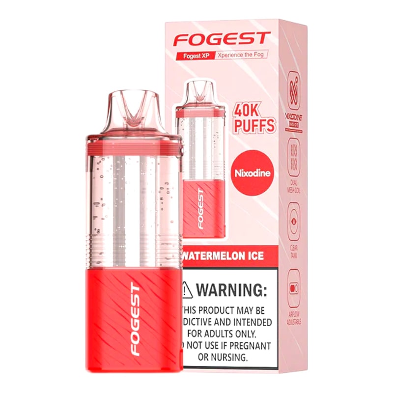 Fogest XP 40K Puff (Nixodine) 5ct Box-Watermelon Ice