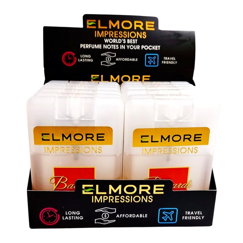 Elmore Pocket Perfumes Display (Bacardi)-12ct Box