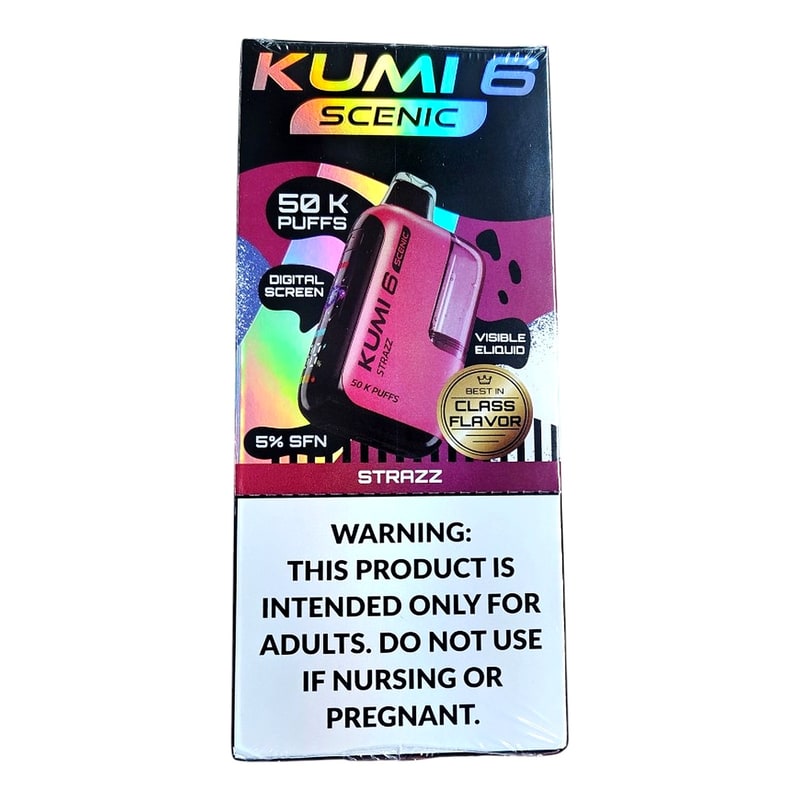 Kumi Scenic 50k Puff 5ct Box - Strazz