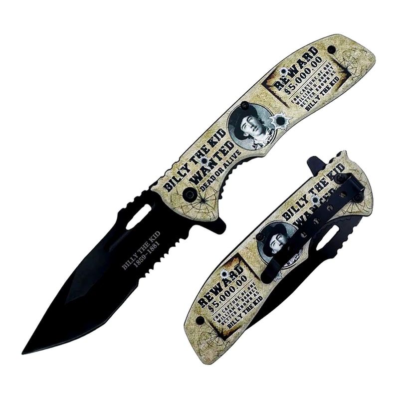 Knife -PK3200-BK Billy The Kid Pocket Knife