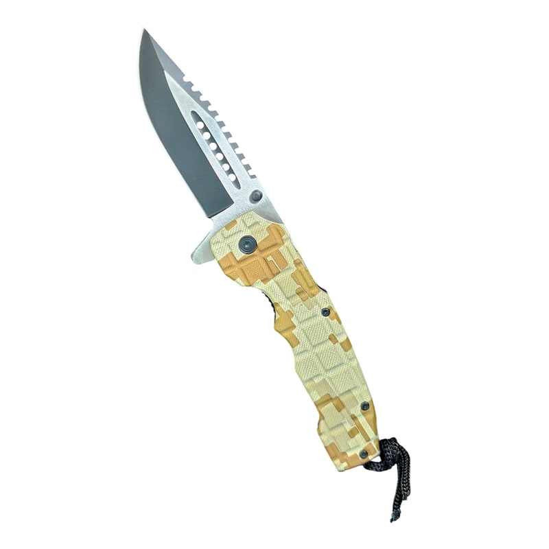 Knife -KS1979MD Desert Camo Folding Knife