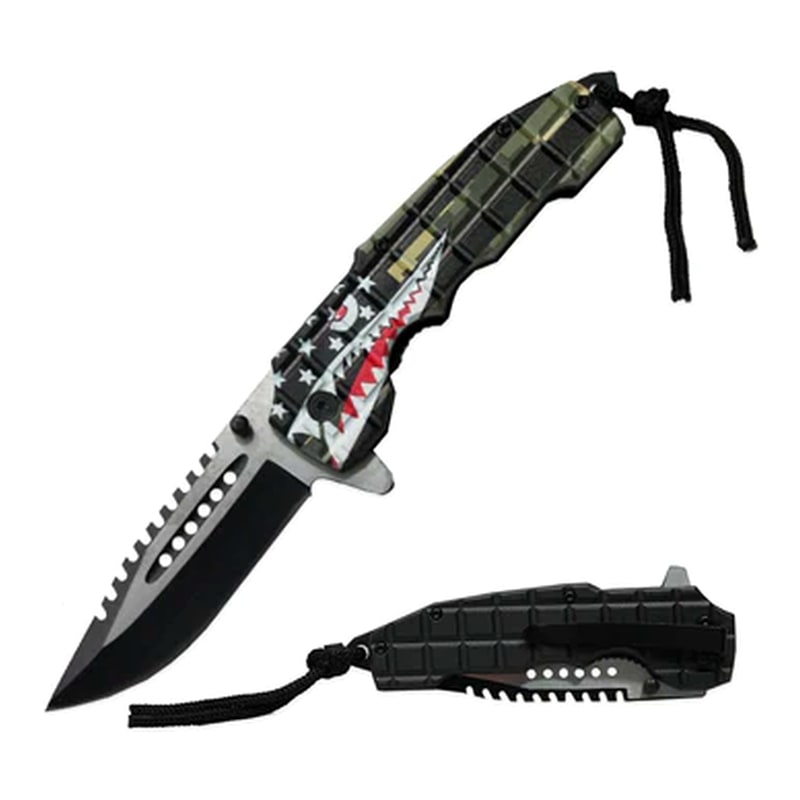 Knife -KS1979SH1 USA Shark Tactical Folding Knife