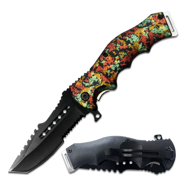 Knife -PK6080-CM Camo Folding Knife