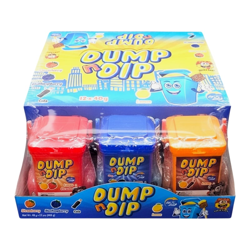 Sour City Dump Dip Toy Candy 12ct Box