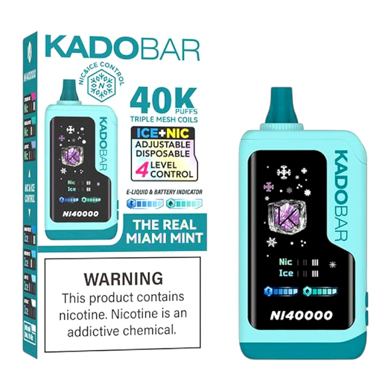 Kado Bar 40K Puff 5ct Box - Miami Mint