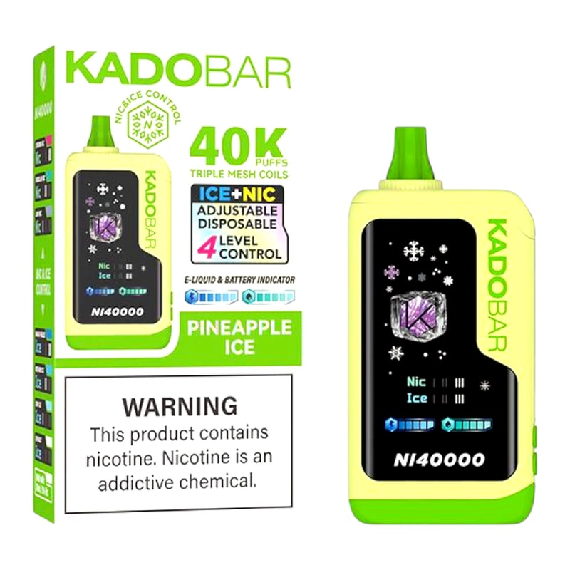 Kado Bar 40K Puff 5ct Box - Pineapple Ice