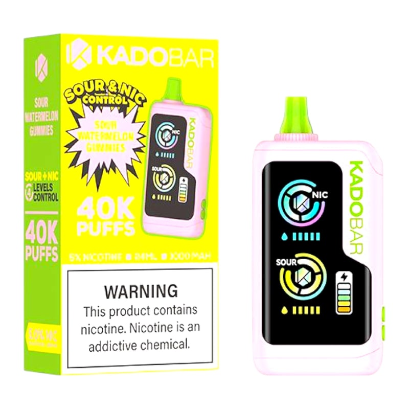 Kado Bar 40K Puff 5ct Box-Sour Watermelon Gummies