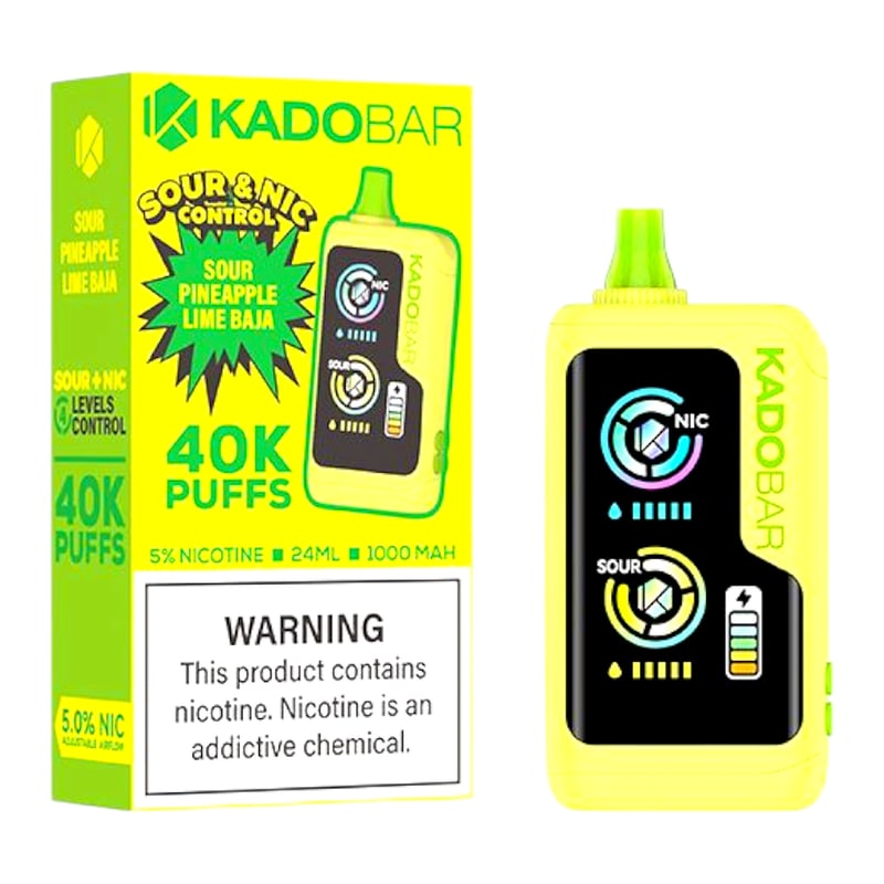 Kado Bar 40K Puff 5ct Box-Sour Pineapple Lime Baja