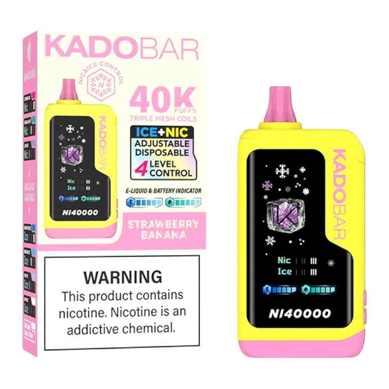 Kado Bar 40K Puff 5ct Box-Strawberry Banana