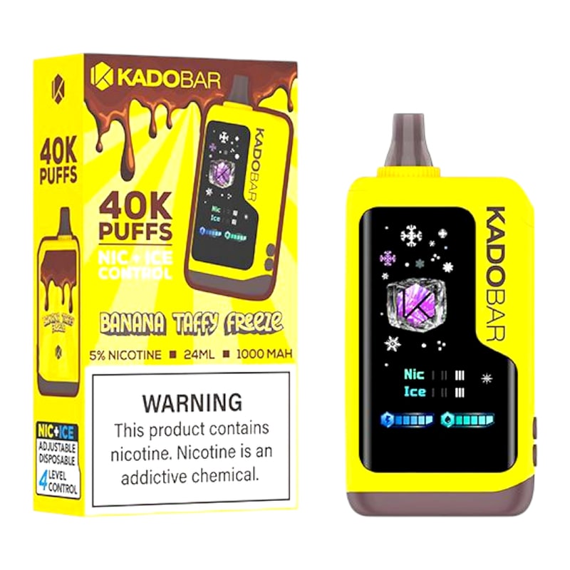 Kado Bar 40K Puff 5ct Box-Banana Taffy Freeze