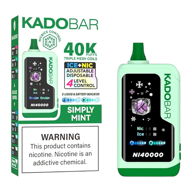 Kado Bar 40K Puff 5ct Box - Simply Mint