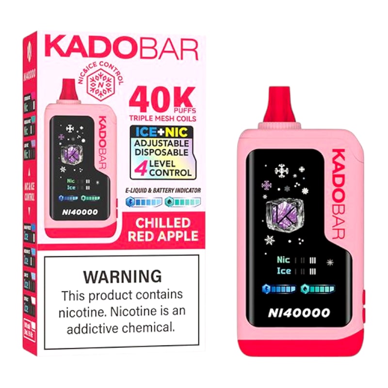 Kado Bar 40K Puff 5ct Box-Chilled Red Apple