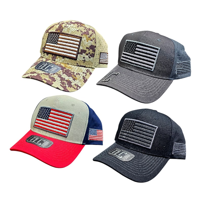 Truckers Caps -USA Flag Headwear