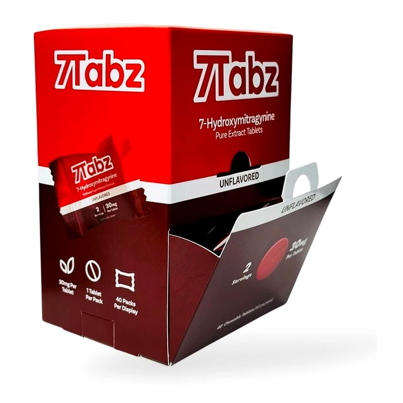 7Tabz 7-Hydroxy 30mg 40ct Box-Unflavored